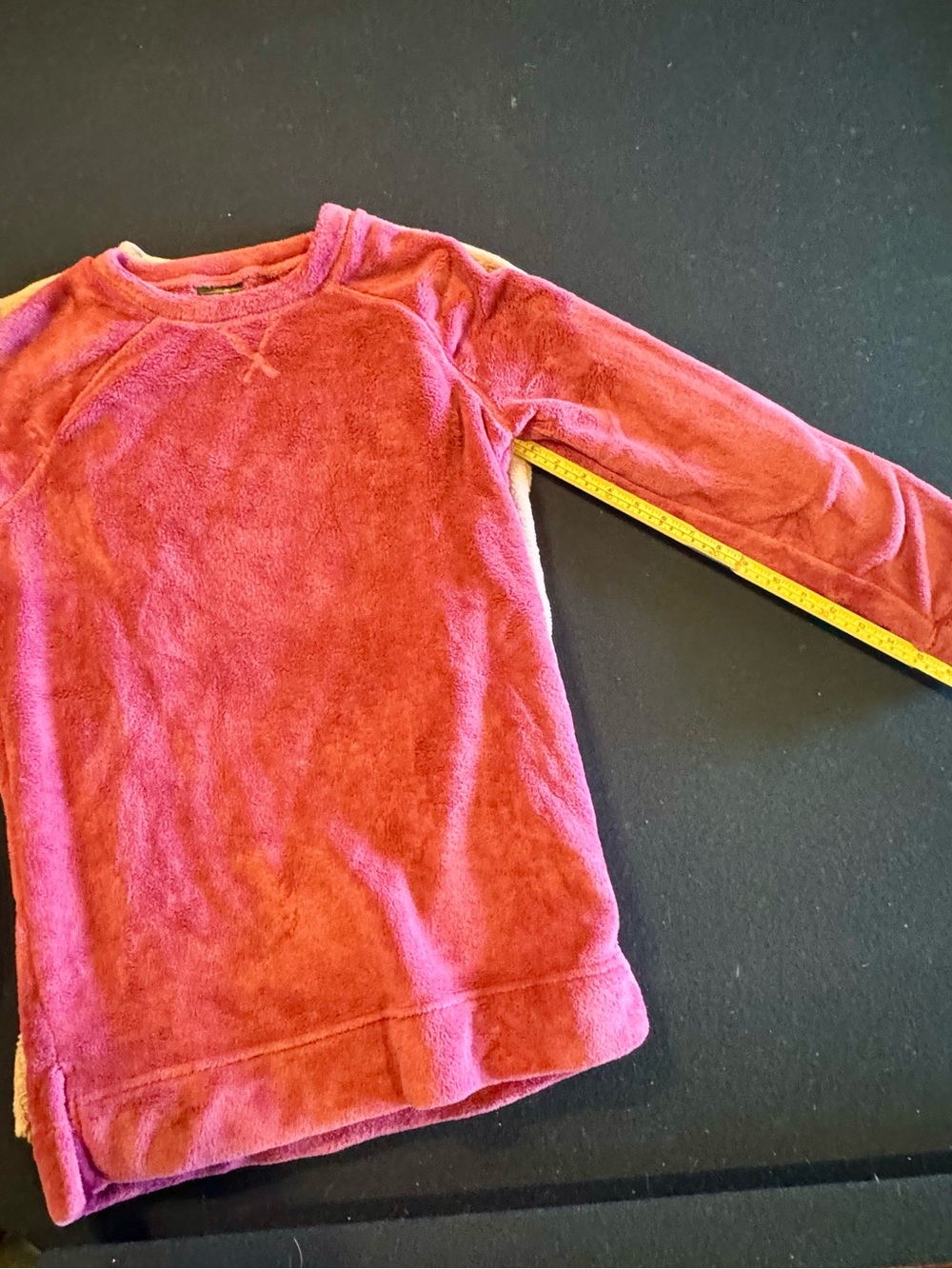 32 Degrees 3 Piece Fleece Tops & Patterned Leggings, Pink Maroon & Cream Small - Picture 15 of 16